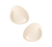 Perfeclan Ersatzpolster für BH-Einlagen, weich und leicht, BH-Einlage, langlebig, Brustpolster, Polstereinlagen, Beige 6cm