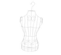 Perfeclan Hängende Halbkörper-Torso-Schneiderpuppe, Stütze, Praktisch, Torso-Körper, weibliche Schaufensterpuppe für Boutique-Display, Weiß