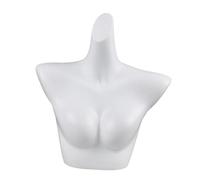 perfeclan Weibliche Schaufensterpuppe Torso Unterwäsche Display Ständer vielseitige dekorative Dessous Mannequin Bra Display Model Requisite für Arbeitsplatten , Flache Schultern