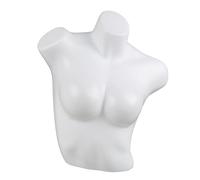 perfeclan Weibliche Schaufensterpuppe Torso Unterwäsche Display Ständer vielseitige dekorative Dessous Mannequin Bra Display Model Requisite für Arbeitsplatten , Schräge Schultern