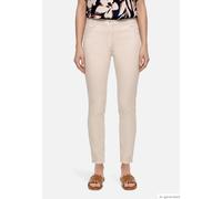 Stoffhose BETTY BARCLAY "Damen in 7/8 Länge", Damen, Gr. 38, Normalgrößen, grau, Obermaterial: 71% Baumwolle, 26% Polyester, 3% Elasthan, slim fit 7/8-Länge, Hosen Stoffhose (13854450-38) grau