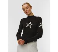 Perfect Moment Cable Damenpullover Aus Wolle In Schwarz W3000420-black Schwarz S