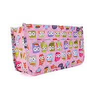 Periea Handtaschen Organizer - Taschen Organisator - Daisy - 3 Größenoptionen - Klein, Mittel oder Groß (Rosa Eule, Klein)