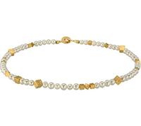 Perlen Collier hochwertige Goldschmiedearbeit aus Deutschland (Sterling Silber 925) Perlen-Kette mit Wert-Expertise