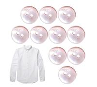 Perlen-Muschelknöpfe Zum Nähen, Muschel-Anzugknöpfe Runde Kleidungsknöpfe Runde- Kleidungsperlen, Natürliche Muschelknöpfe, Handgefertigtes Kunstwerk