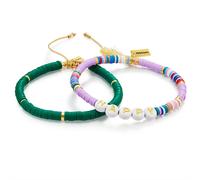 Yokoamii Damen Set (Armband 2er) aus Edelstahl