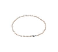 Perlenkette ADRIANA "La mia perla, R2.1, R5.1, R4" Gr. 5, weiß (silber, 925, weiß), Halsketten, Damen, 5, Perlen Silber 925 (Sterlingsilber), Perlen, Silber 925 (Sterlingsilber), Perlenkette, mit Süßw