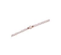 Perlenkette FIRETTI "Schmuck Geschenk Halsschmuck Halskette Perle", gold (gelbgoldfarben, weiß), Halsketten, Damen, Messing Nylon Perlen, L: 50, Messing, Nylon, Perlen, Perlenkette, Made in Germany -