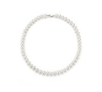 Perlenkette FIRETTI "Schmuck Geschenk Halsschmuck Halskette Perle" Gr. 4, bunt (silberfarben, weiß), Halsketten, Damen, 4, Perlen Silber 925 (Sterlingsilber), L: 42, Perlen, Silber 925 (Sterlingsilber