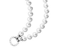 Giorgio Martello Milano Kette Muschelkern Perlen, Ringverschluss, Silber 925 Ketten Schmuck Produkte (1.0 pieces)