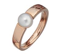 Perlenring JOBO "Roségoldring" Gr. 58, roségold 585, Fingerringe, Damen, 58, Perlen Roségold 585, Perlen, Roségold 585, Perlenring, 585 Roségold mit Perle 6,5 mm (85495931-58) roségold 585