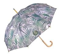 PERLETTI GREEN Regenschirm Groß Ökologisch Damen - Regen Stockschirm Automatik Eco Naturverbunden Umweltfreundlich Geschenk - Öko Damenschirm Recyceltem Material - Durchm 102 cm (Kentia)