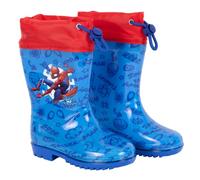 PERLETTI Marvel Spider Man Regenstiefel für Kinder - Spiderman Wasserdichte Stiefel Rot mit Rutschfeste Sohle (Blau, Kinder, EU Schuhgrößensystem, Grundschulkind, Numerisch (von/bis), M, 24, 25)