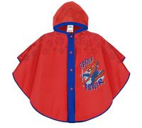 PERLETTI Marvel Spider Regencape Rot für Kinder - Spinnenmann Wasserdichte Regen Poncho mit Kapuze und Knöpfe - Regenmantel Regenjacke Jungen 3 4 5 6 Jahre mit Spinnennetz (3-6 Jahre, Cartoon)