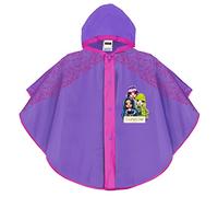 PERLETTI Rainbow High Violett Kinder Regenponcho Wasserdicht Violett - Lila Regenjacke für kleine Mädchen aus EVA - Regen Cape Mädchen mit Knöpfe und Diamantmuster Kapuze