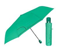 PERLETTI Regenschirm Damen Automatik Auf Zu Grün Hellgrün - Frauen Taschenschirm Sturmfest Windischer - Reise Mini Regen Schirm Klein Kompakt Taschenregenschirm - Durchmesser 98 cm (Mintgrün)