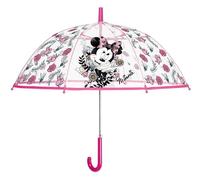 PERLETTI Regenschirm, automatisch, transparent, Minnie Disney, 45 cm, Sport, mehrfarbig (mehrfarbig), Einheitsgröße