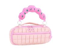 Permanent Fog Print Pencil Case Easy Neat Substance Capacious Storage For Office Classroom Addons Office Desk Organizer With Carry Handle