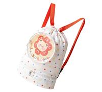 Permanenter Pool Gymnastikrucksack, Beige Bear | Flexibles, undurchlässiges, permanentes Polyster PVC mit großem Fassungsvermögen für Sportkleidung, Reiserudimente