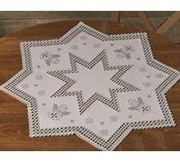 Permin Hardanger Tischdecke Stickpackung Hardanger Winter Zählmuster
