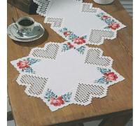 Permin Hardanger Tischdecke Stickpackung Hardanger Zählmuster