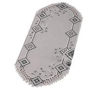 Permin Hardanger Tischläufer Stickpackung Hardanger Grau Zählmuster