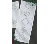 Permin Hardanger Tischläufer Stickpackung Hardanger Zählmuster