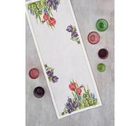 Permin Tischläufer Kreuzstich Stickpackung Frühling Zählmuster