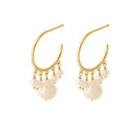 Pernille Corydon Creolen Bay, vergoldet