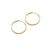 Pernille Corydon Creolen Circle Line, vergoldet