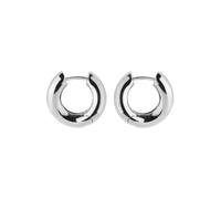 Pernille Corydon Creolen Flowing Stream Huggies, Silber