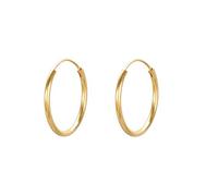 Mini Plain Hoop earrings - Vergoldet-Silber Sterling 925 / 20 - Onesize - Pernille Corydon