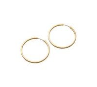 Pernille Corydon Creolen Large Circle Line, vergoldet