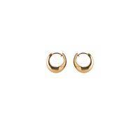 Pernille Corydon Creolen Mini Globe Huggies, vergoldet