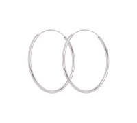 Pernille Corydon Creolen Mini Plain Hoops, Silber