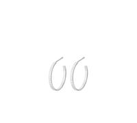 Pernille Corydon Creolen Sea Reflection Hoops, Silber