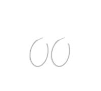 Pernille Corydon Creolen Twisted, Silber