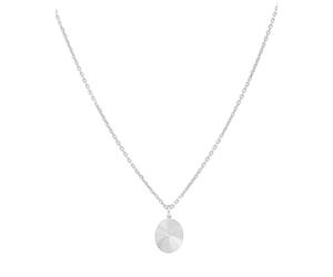 Pernille Corydon Ocean Star Necklace Gold/Silber - Anhängerkette Damen großer runder Anhänger 925er Sterling-Silber - größenverstellbar 50-55cm