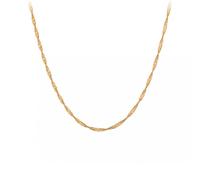 Pernille Corydon Singapore Halskette 18 kt. Silber Vergoldet n-695-gp-42 - Damen - 925 Sterlingsilber