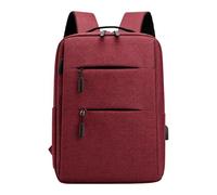 Perphy 14 Inch Multi-Pocket Business Laptop Backpack for Women Water-Resistant Backpack Purse with Adjustable Strap Rot 30cm*14cm*40cm