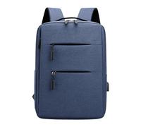 Perphy 14 Inch Multi-Pocket Business Laptop Backpack for Women Water-Resistant Backpack Purse with Adjustable Strap Blau 30cm*14cm*40cm