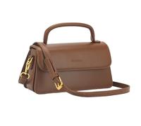 Perphy Crossbody Bag for Women Top Handle Shoulder Bags Leather Small Handbags with Adjustable Strap Braun 22cm*8cm*13cm