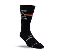 Perri's Socks Pink Floyd DSoTM Kurze Crew-Socken, offiziell lizenzierte Rockband-Socken, gepolsterte Neuheit Socken für Damen und Herren, Premium Damen und Herrensocken, 1 Paar PFA302-001-L, Large