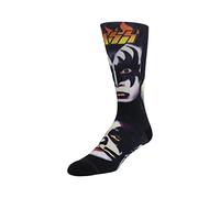 PERRI'S SOCKS Uni Kiss Dye Sublimation Crew, 001 Socken, Schwarz gefärbtes Unterteil, L