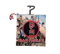 PERRI'S SOCKS Unisex Iron Maiden Gift Box Logo Socken, Schwarz, 10