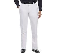 Perry Ellis Herren Modern Fit Linen Blend Pant Unterhose, Helles Weiß, 36W / 32L