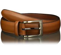 Perry Ellis Herren Portfolio Ledergürtel (Erhältlich in Big & Tall) Gürtel, Timothy Cognac, 42