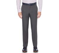 Perry Ellis Herren Portfolio Performance Dress Pant, Modern Fit, Non-Iron, Flat Front Stretch (Waist Size 30-42) Klassische Hose, anthrazit kariert, 34W / 30L