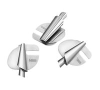 PERSELOSO 3 Stück Teiliges Nähmaschinen Nähfuß aus Edelstahl Langlebiger Rostfreier Hemmer Fuß für Rollsaum Passend für Haushaltsmaschinen Leicht und Installieren für Leichte Stoffe