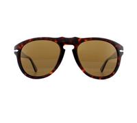 Persol Aviator Herren Havanna Braun Polarisierte Sonnenbrille Einheitsgröße